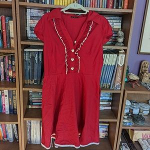 Modcloth maroon dress